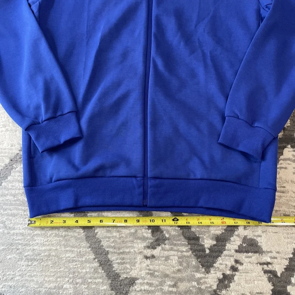 Adidas Mens Future Icons Badge of Sport Track Jacket IS9595 FI Boss Blue Large - Picture 3 of 6